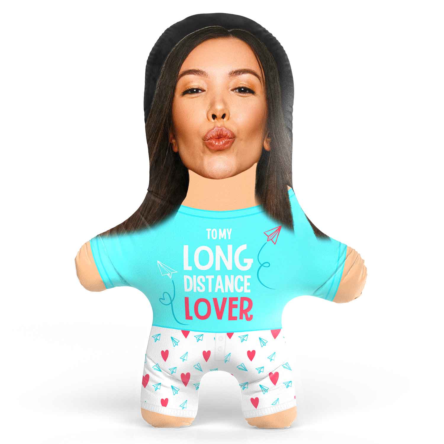 To My Long Distance Lover Face Pillow