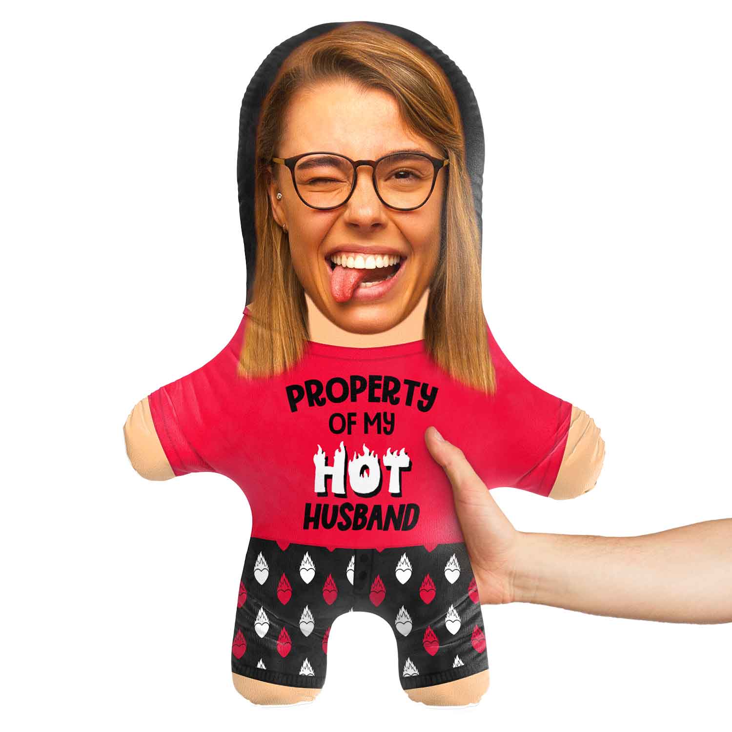 Property Of My Hot Husband Face Pillow
