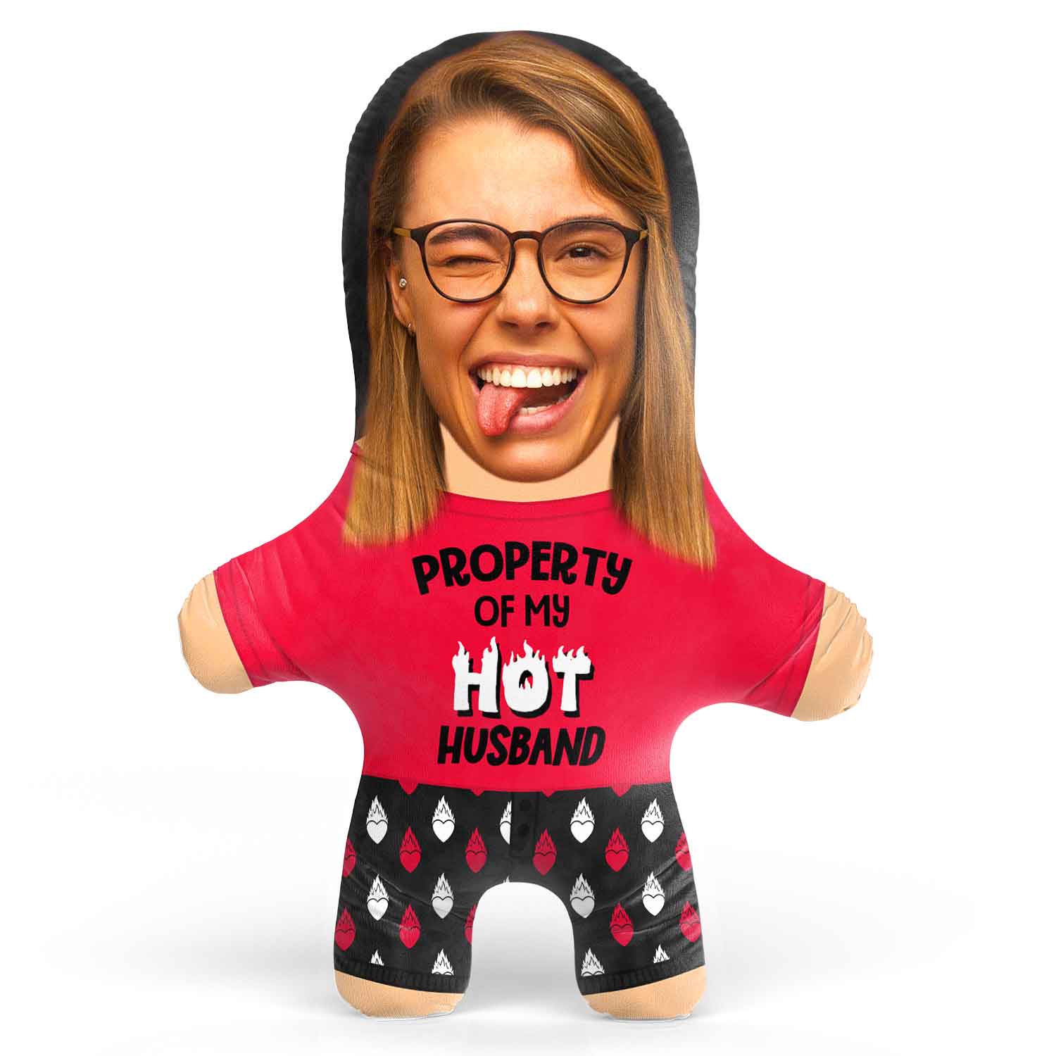Property Of My Hot Husband Face Pillow