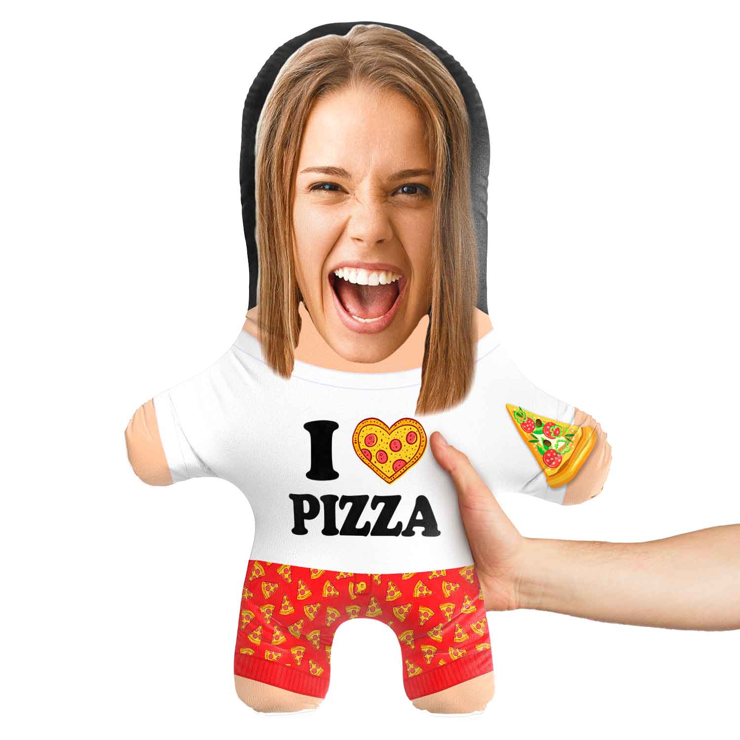 Pizza Face Pillow