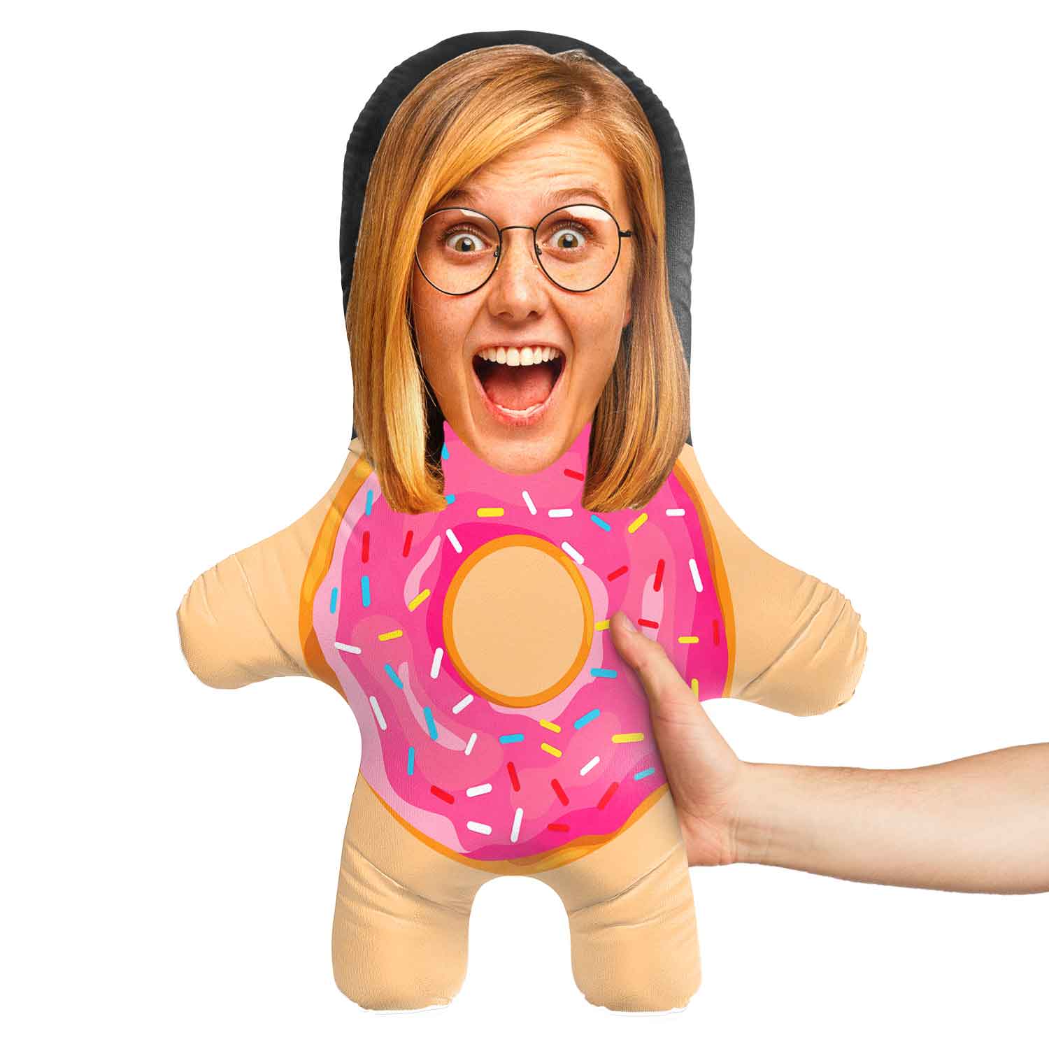 Donut Face Pillow