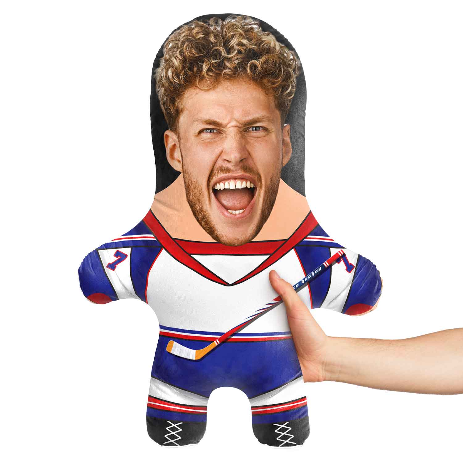 Hockey Face Pillow