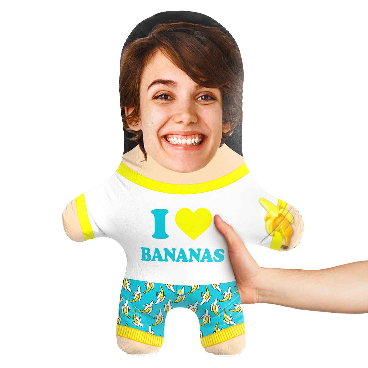 Banana Face Pillow