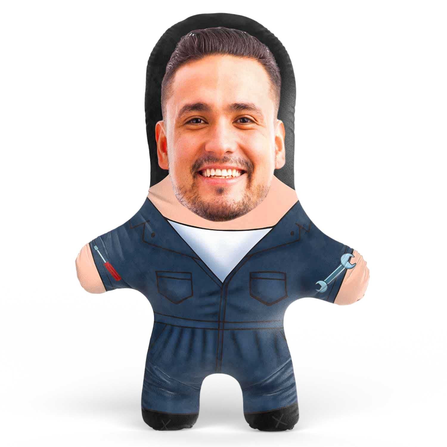 Mechanic Face Pillow