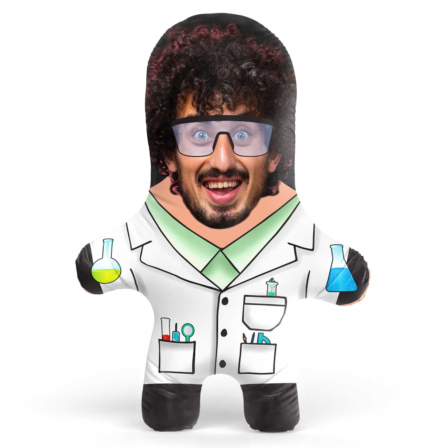 Scientist Face Pillow