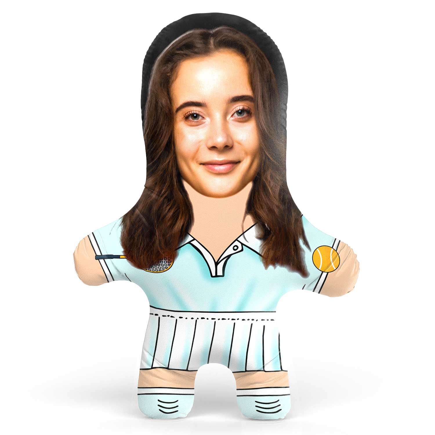 Women's Tennis Face Pillow