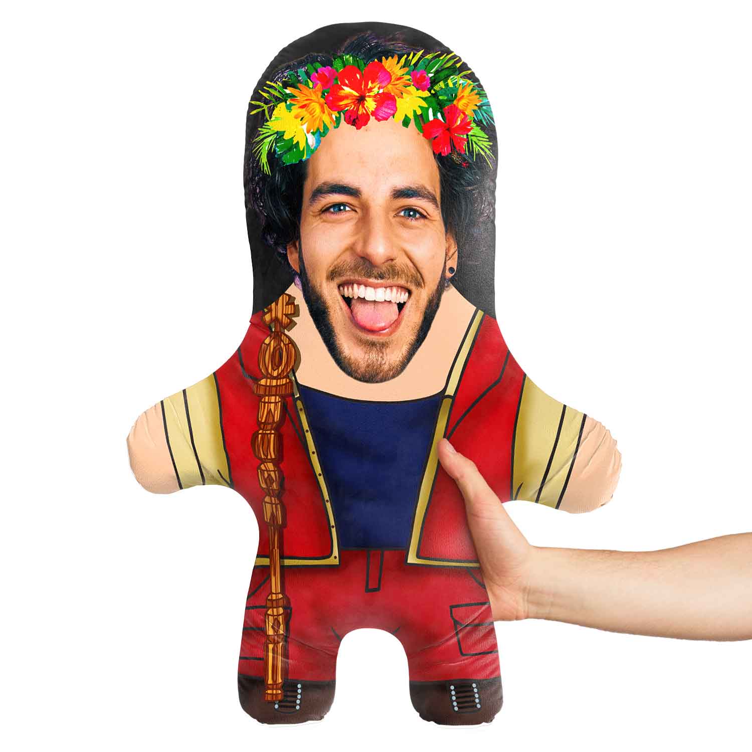 King Of The Jungle Face Pillow