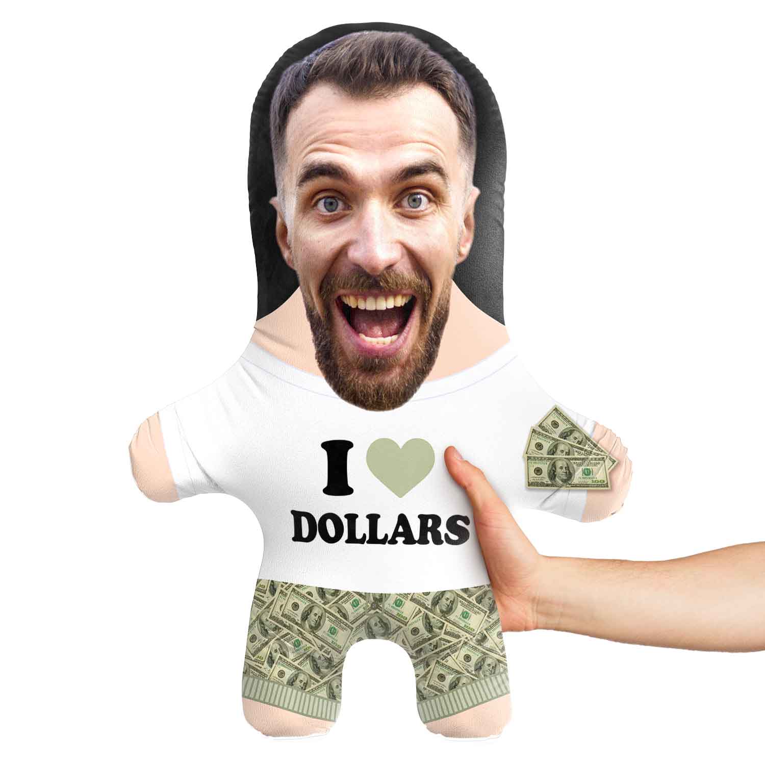 Dollar Face Pillow