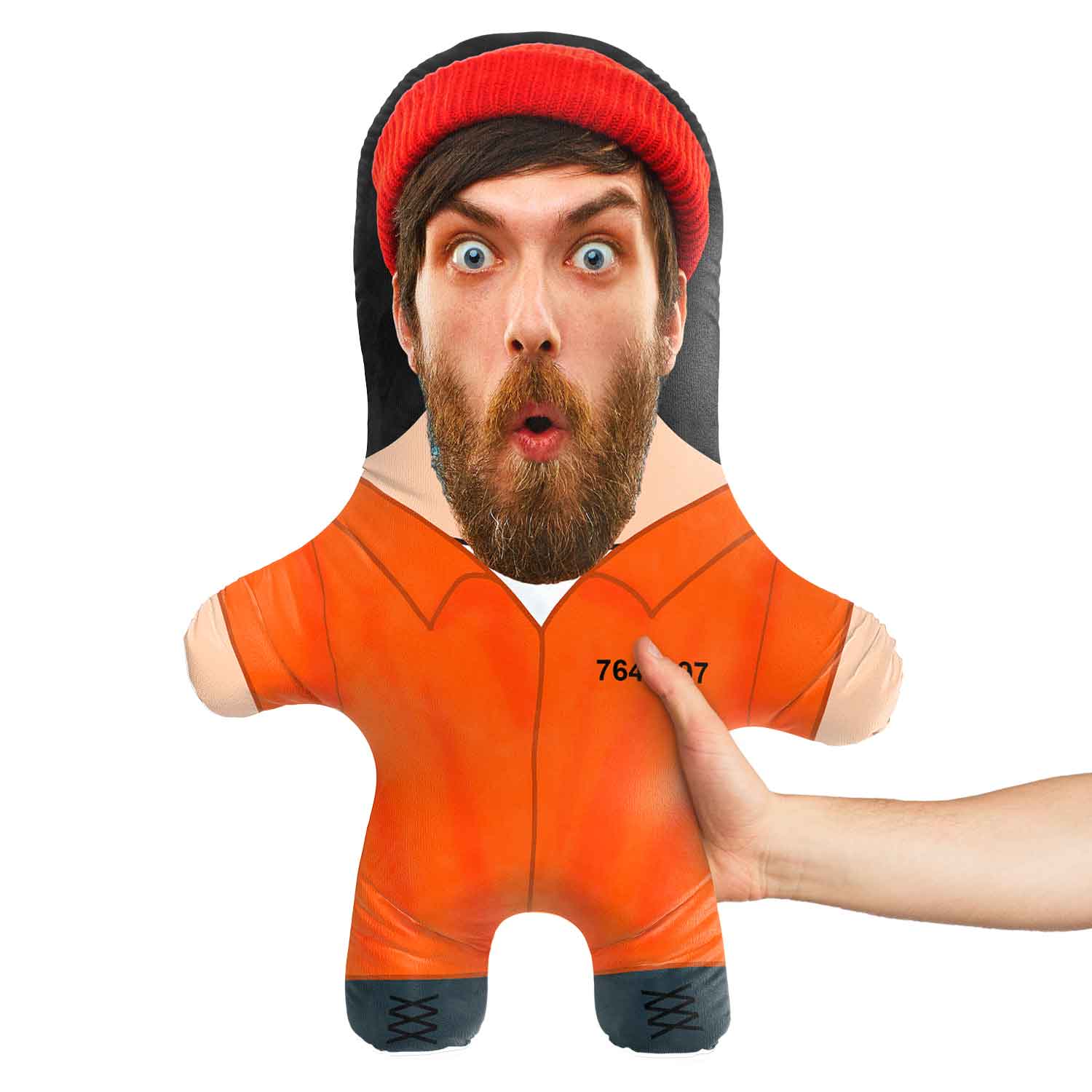 Convict Face Pillow