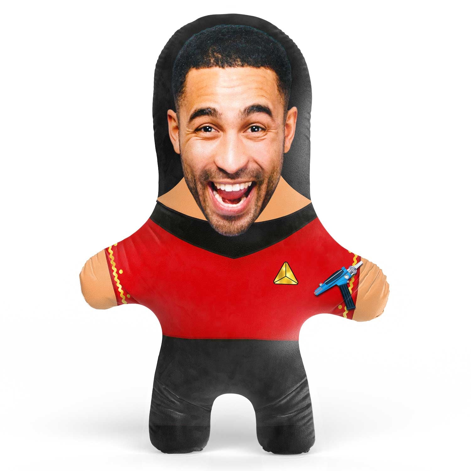 Male Star Red Face Pillow