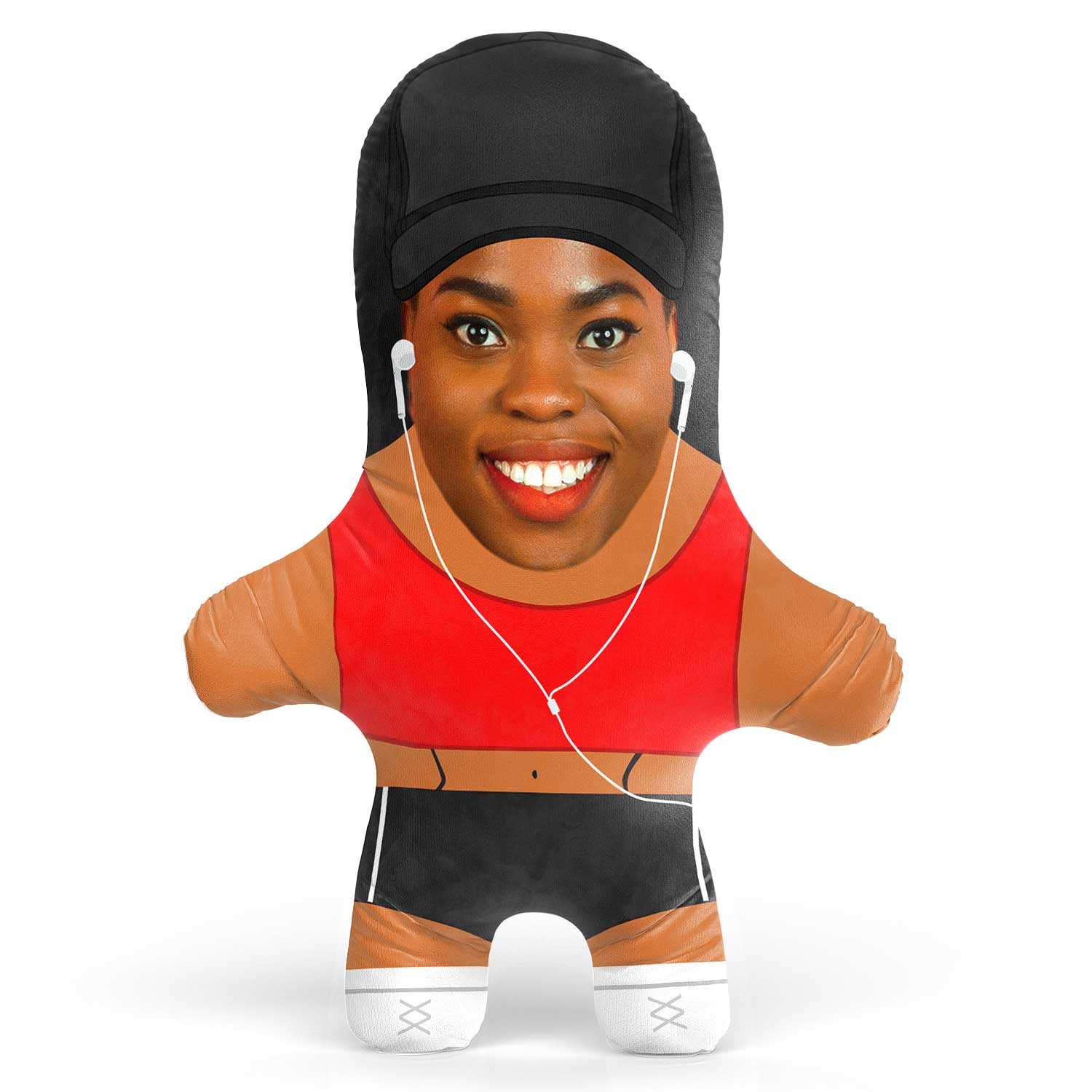 Female Runner Face Pillow