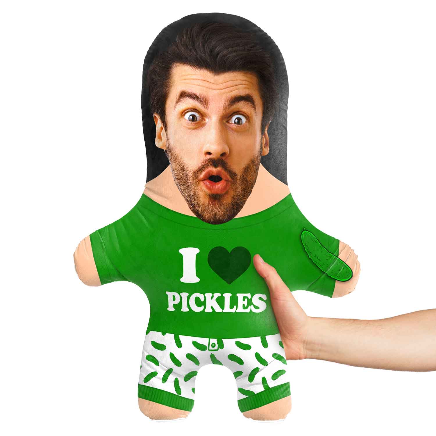 Pickle Face Pillow