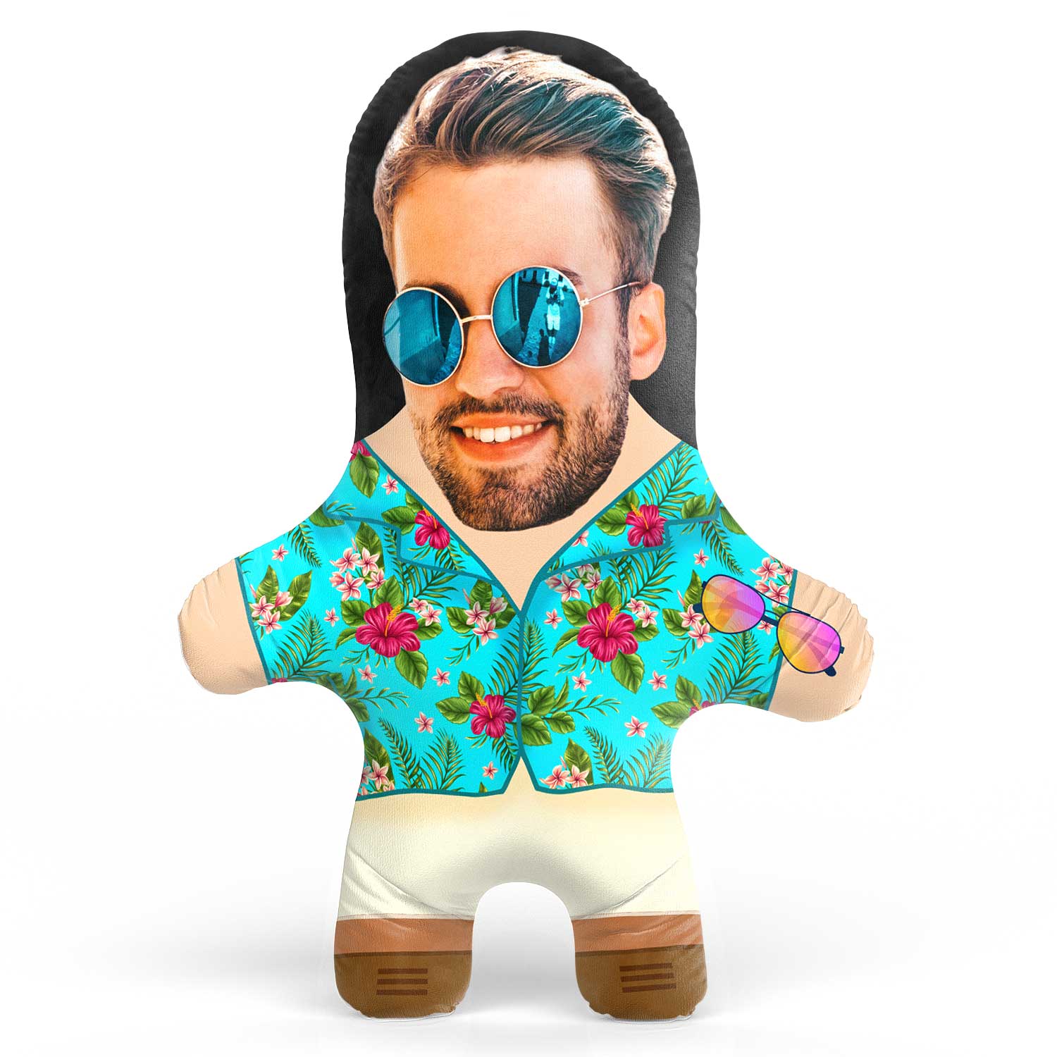 Hawaiian Face Pillow