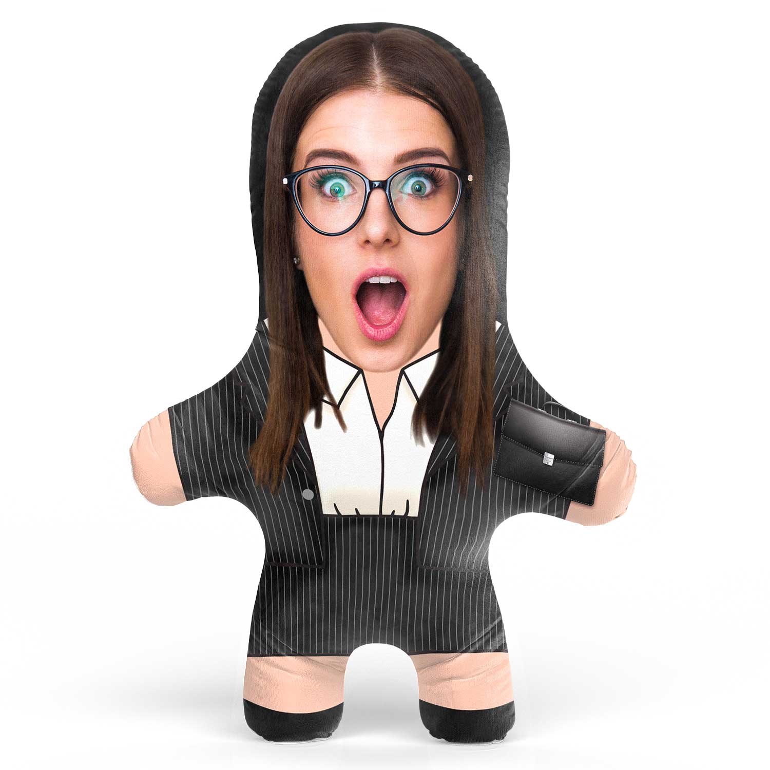 Female Lawyer Face Pillow