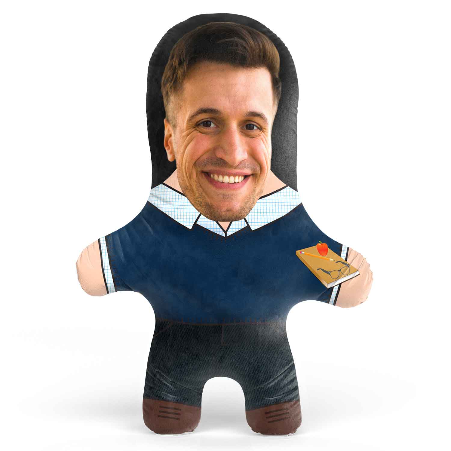 Male Teacher Face Pillow