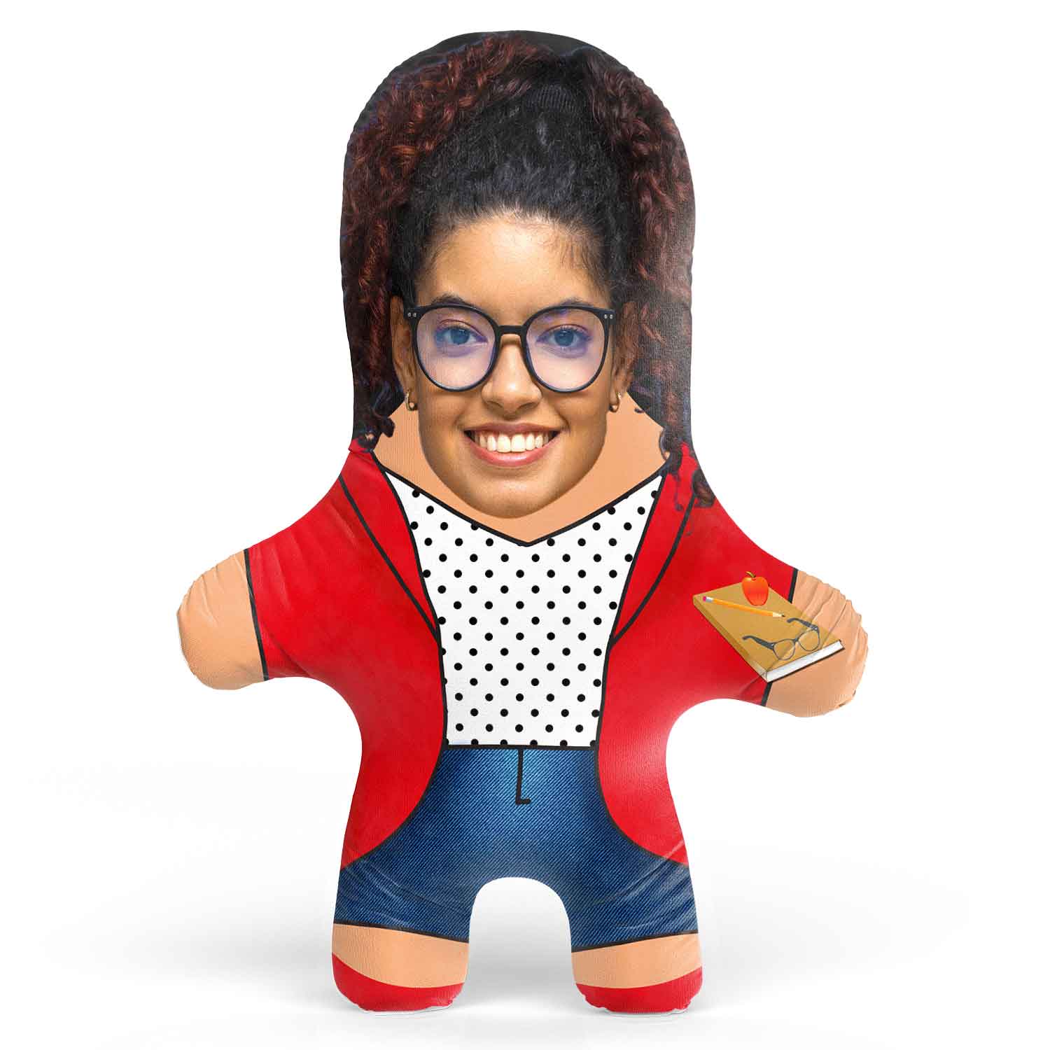 Female Teacher Face Pillow