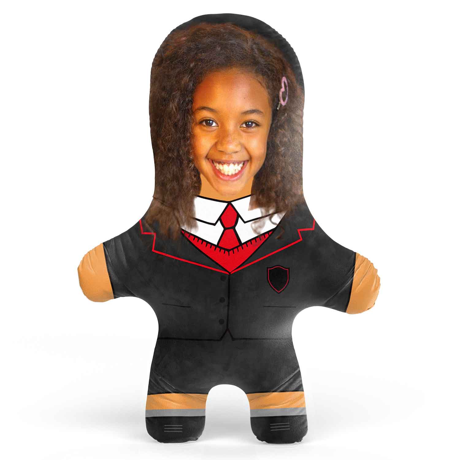 School Girl Face Pillow