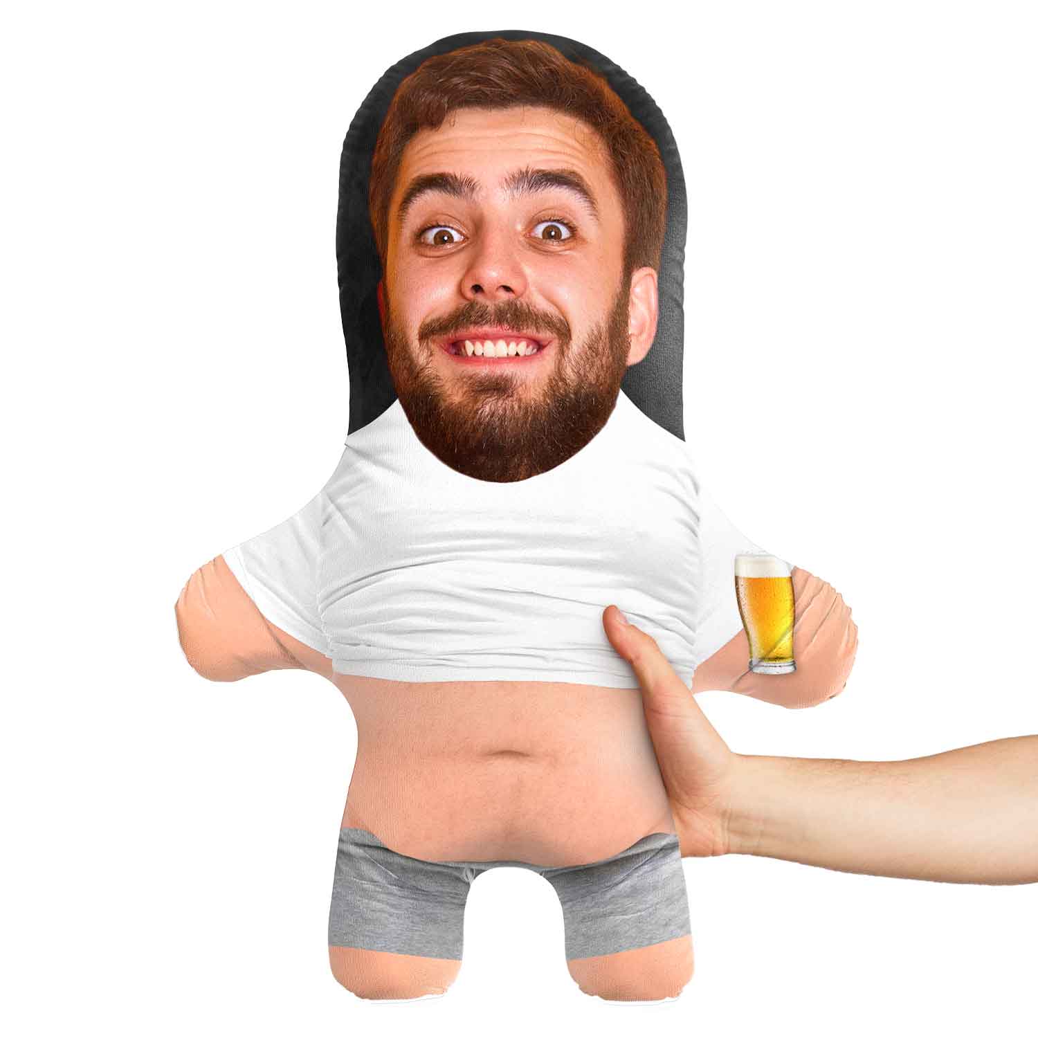 Dad Bod Face Pillow