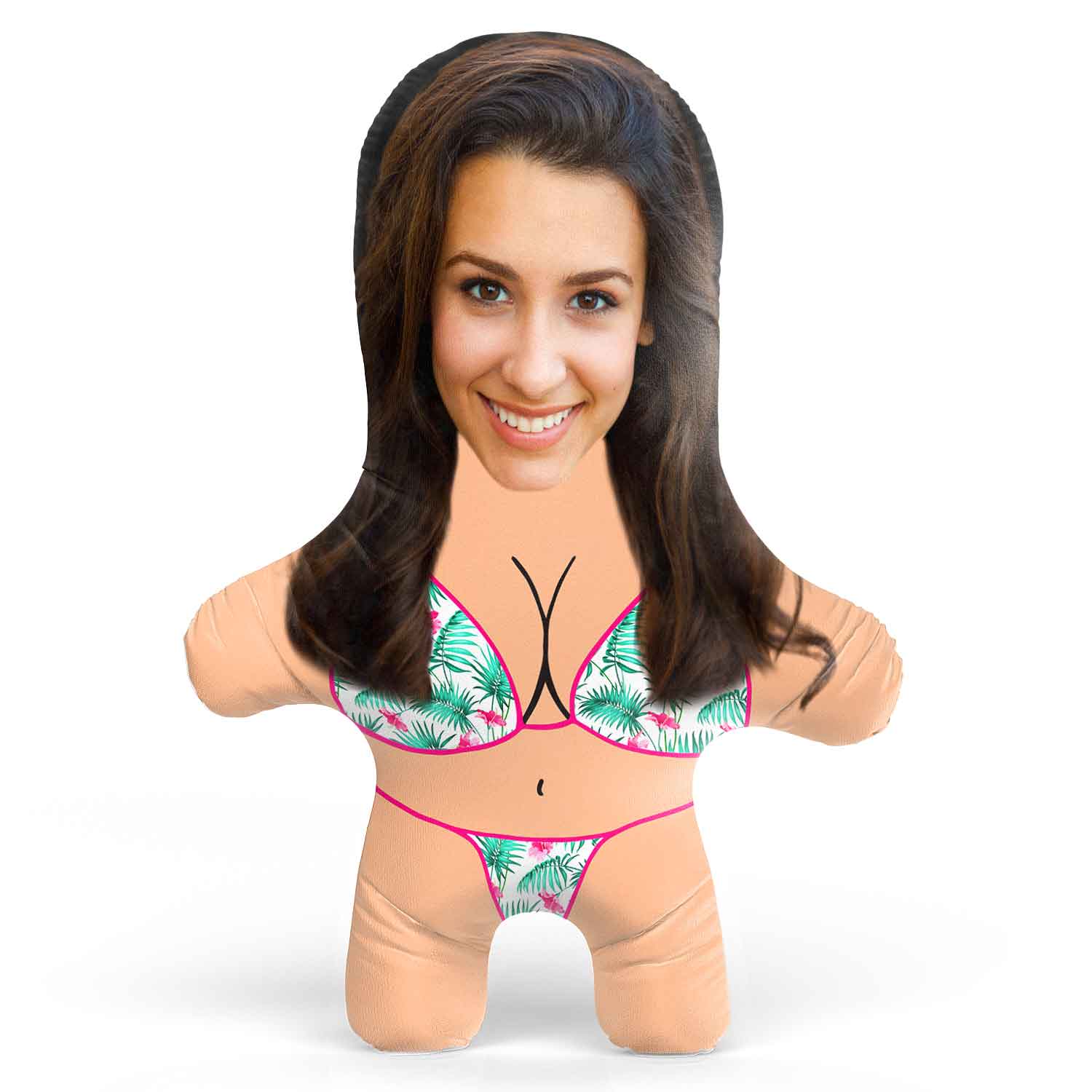 Tropical Bikini Face Pillow