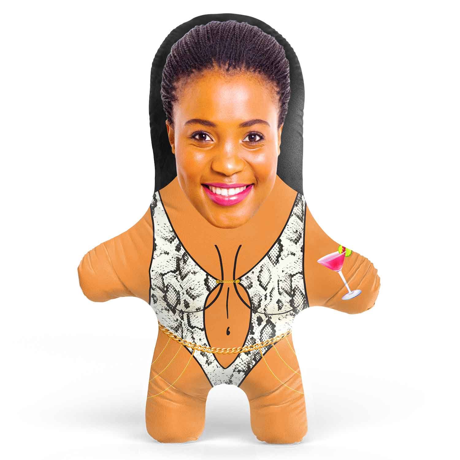 Party Bikini Babe Face Pillow