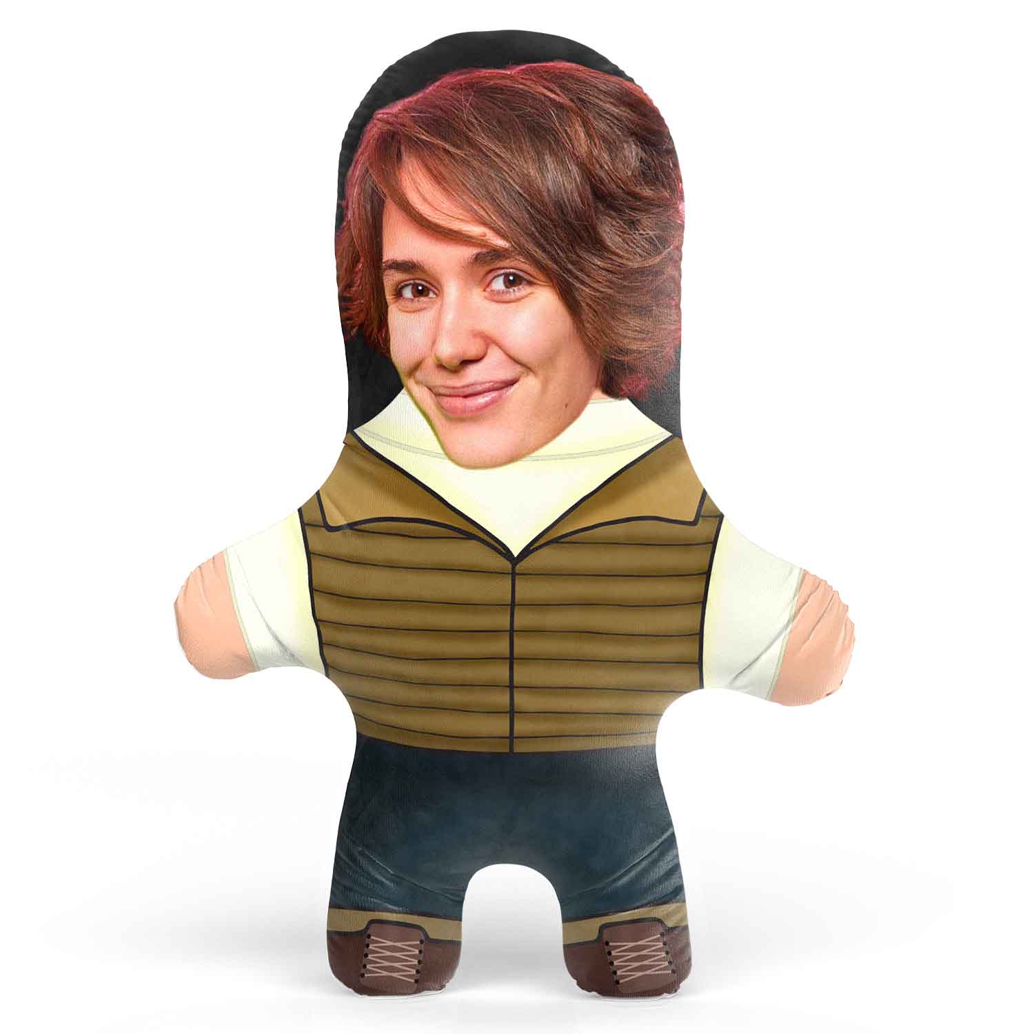 Female Hiker Face Pillow