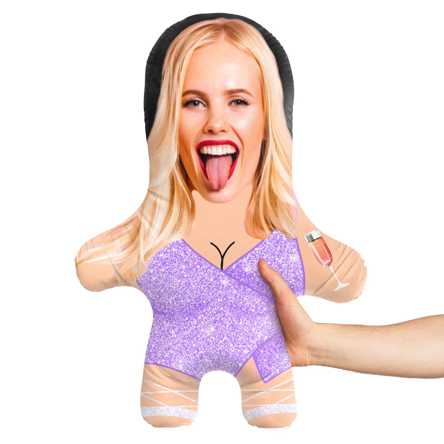Party Girl Face Pillow