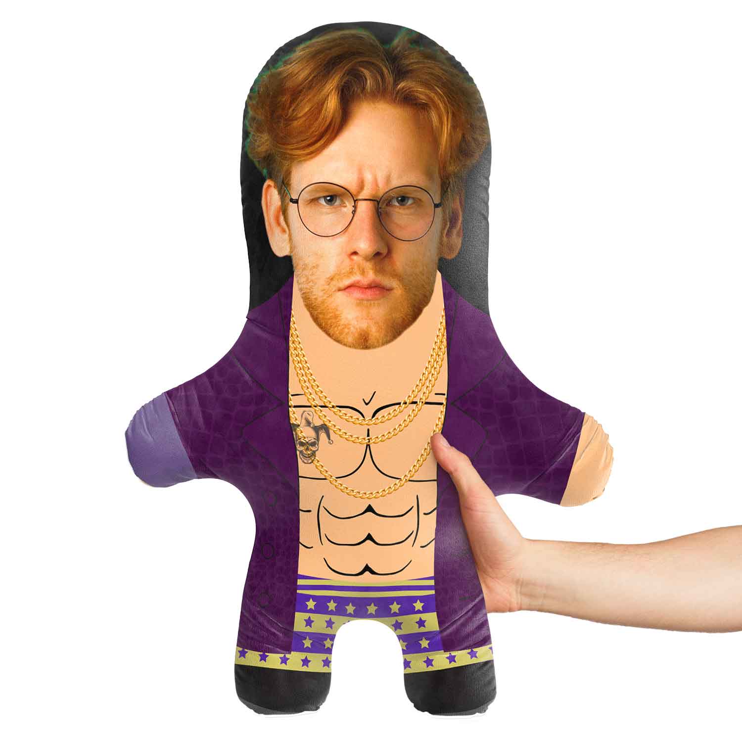 The Bad Guy Face Pillow
