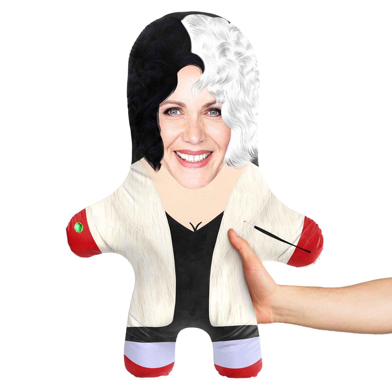 Female Villain Face Pillow