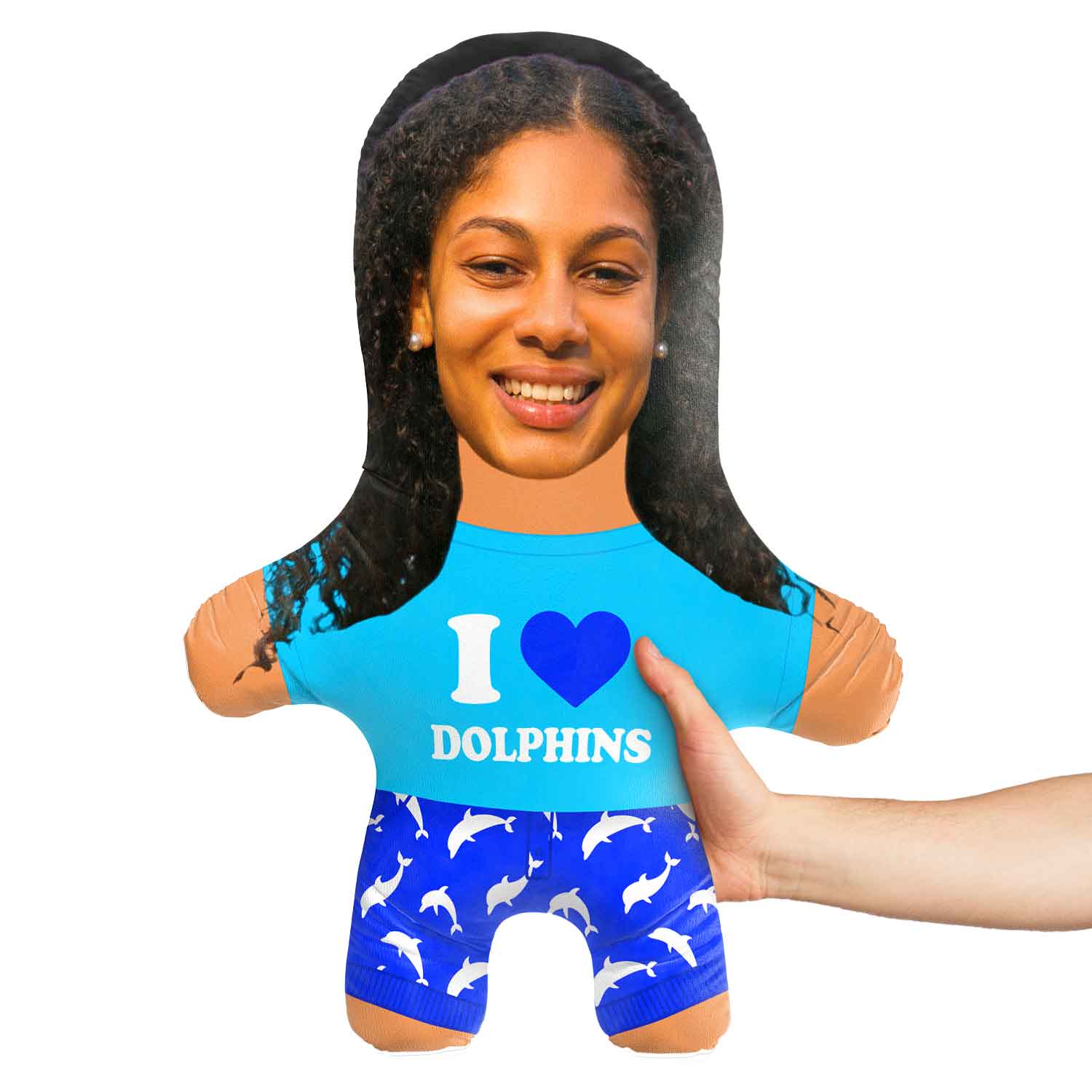 Dolphin Face Pillow