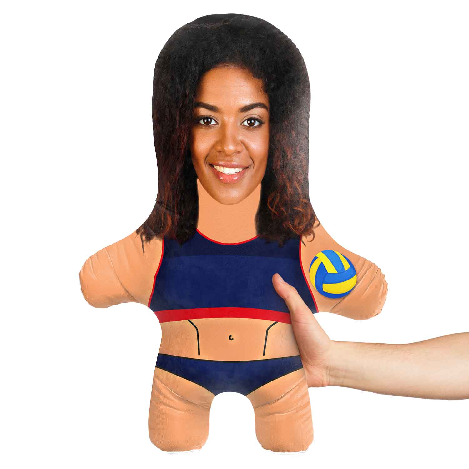 Beach Volleyball Face Pillow