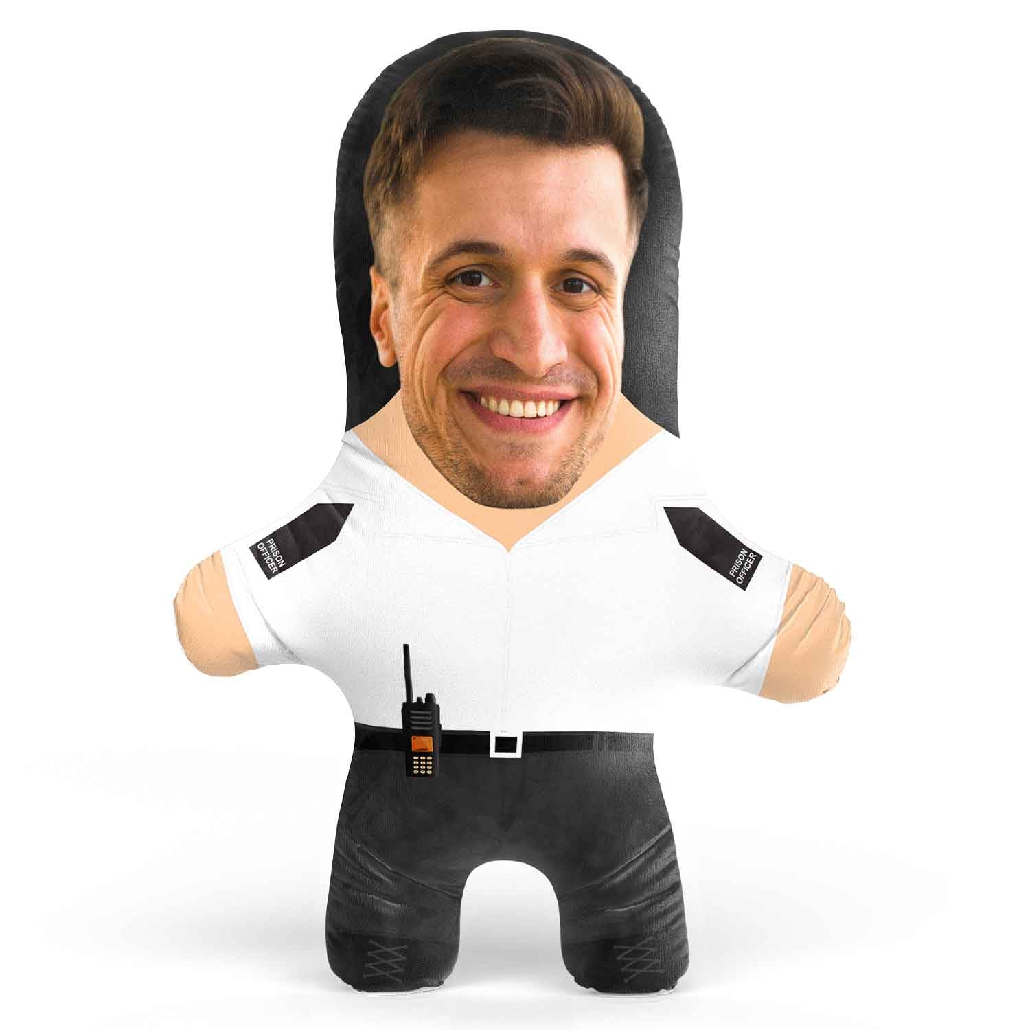 Prison Officer Face Pillow