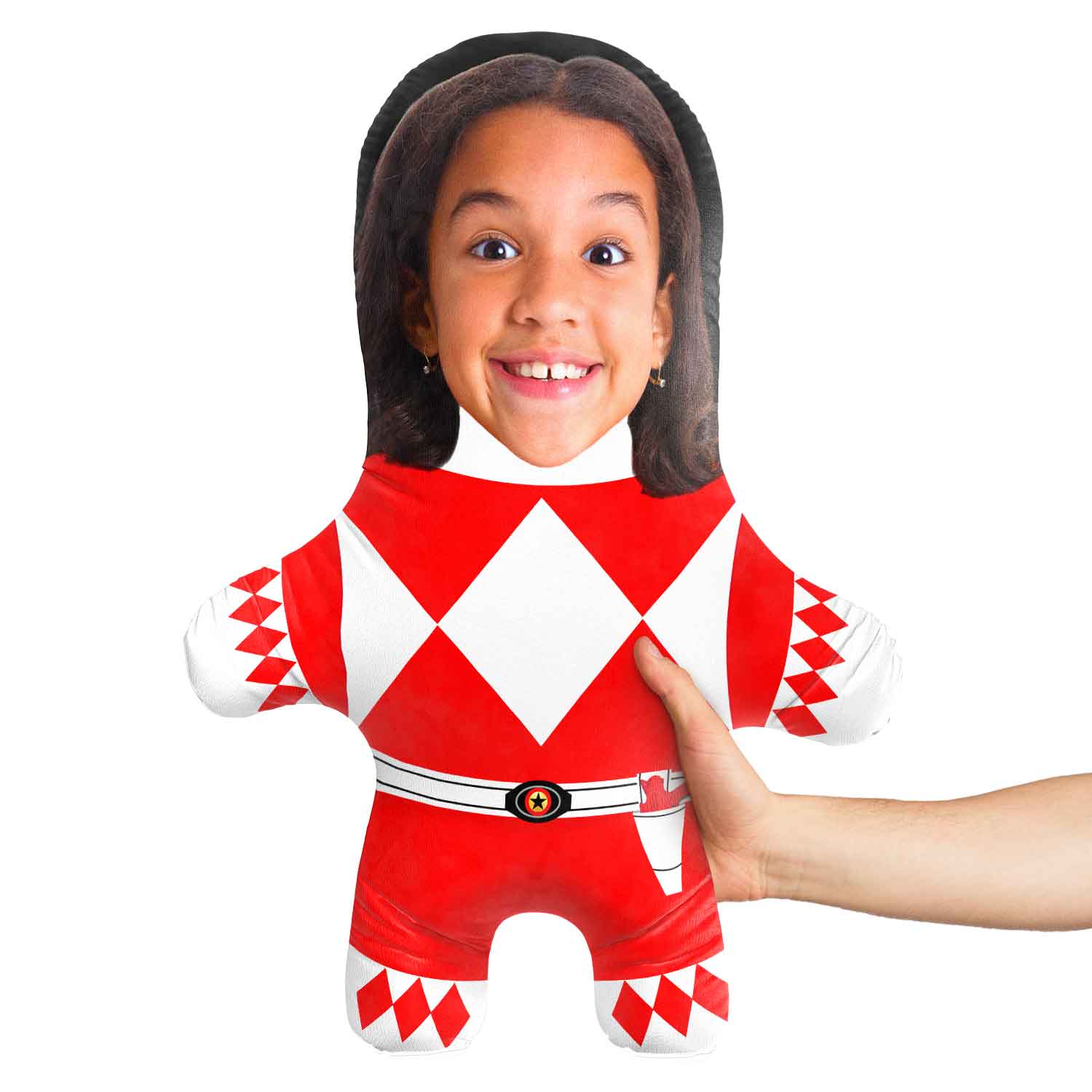 Red Rangers Face Pillow