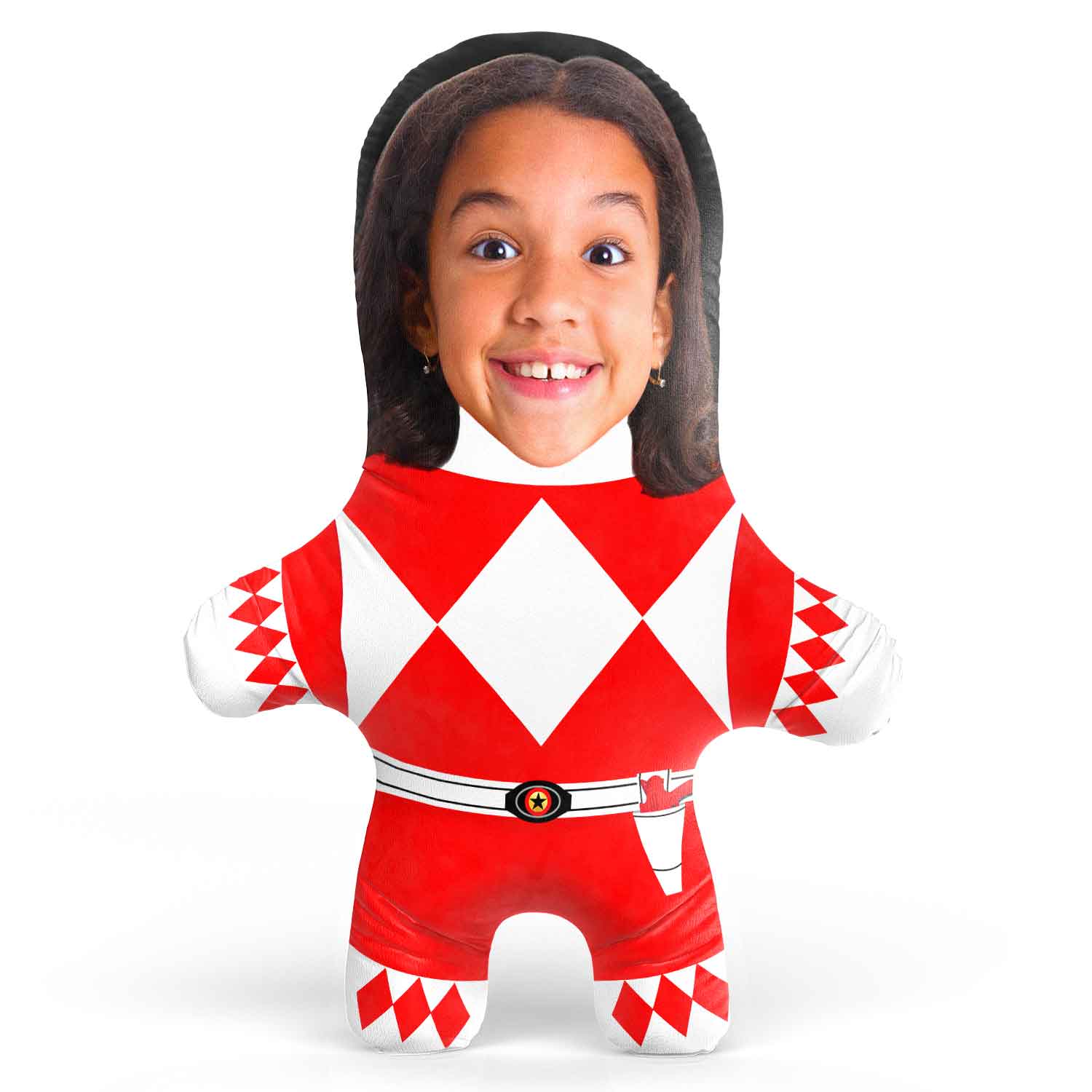 Red Rangers Face Pillow