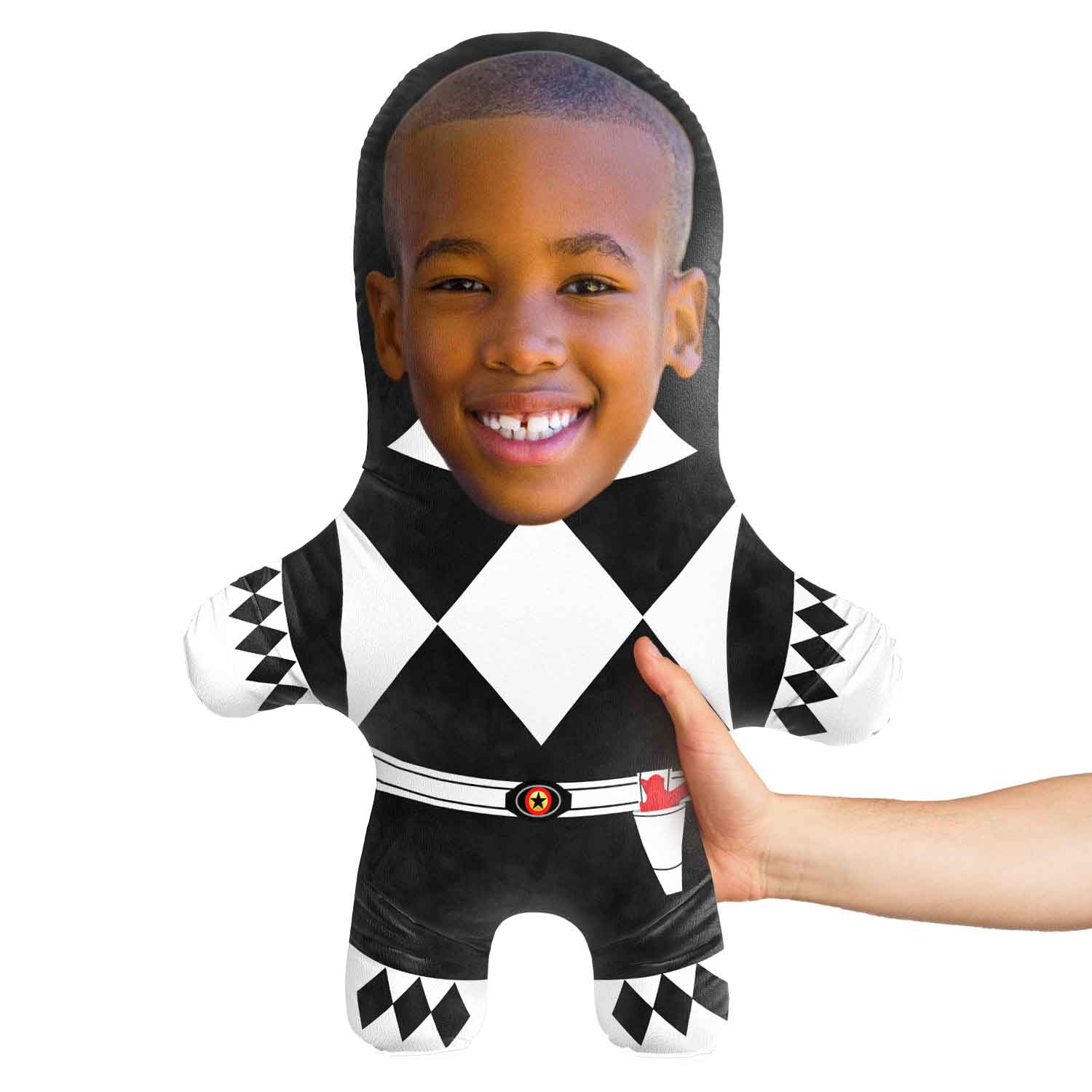 Black Rangers Face Pillow