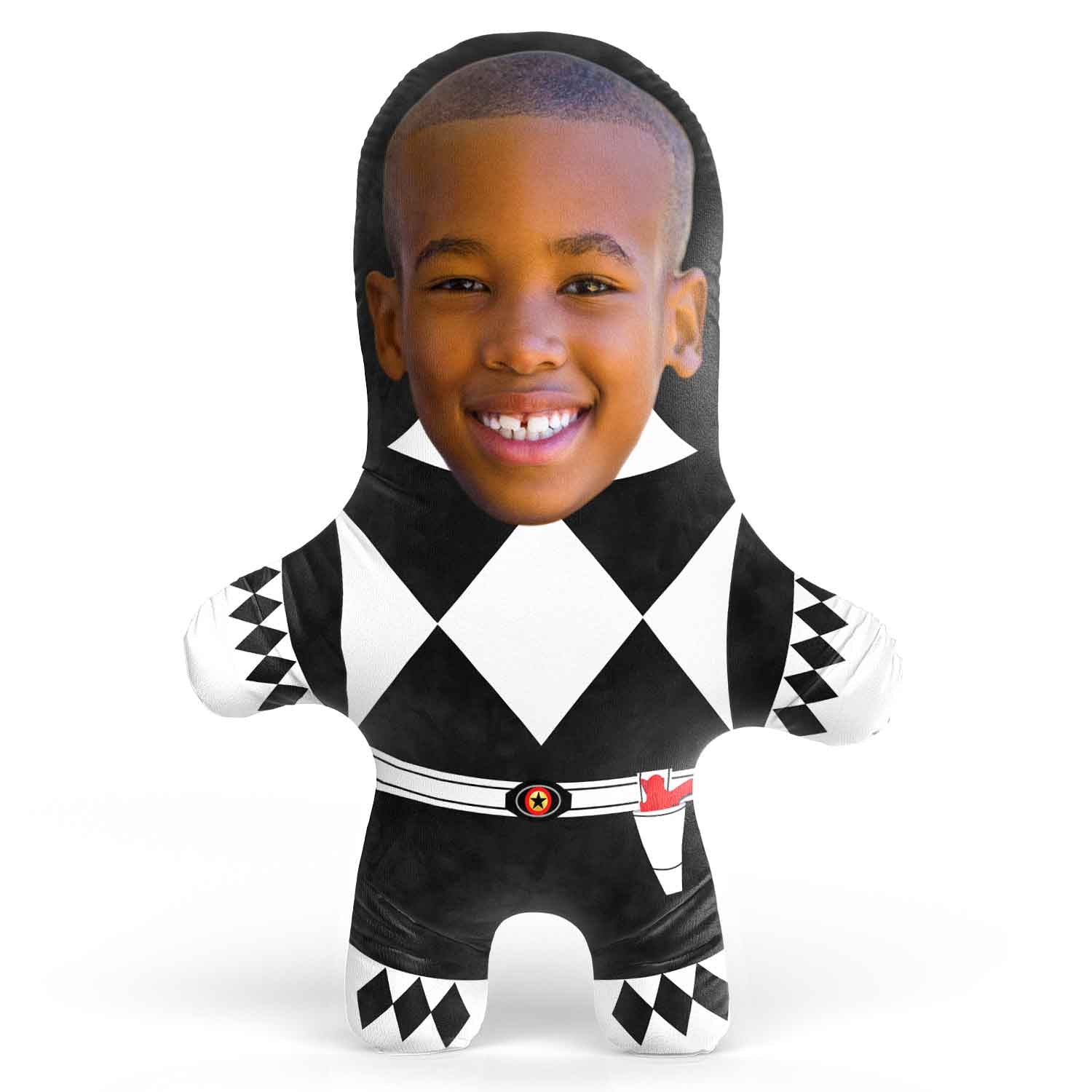 Black Rangers Face Pillow