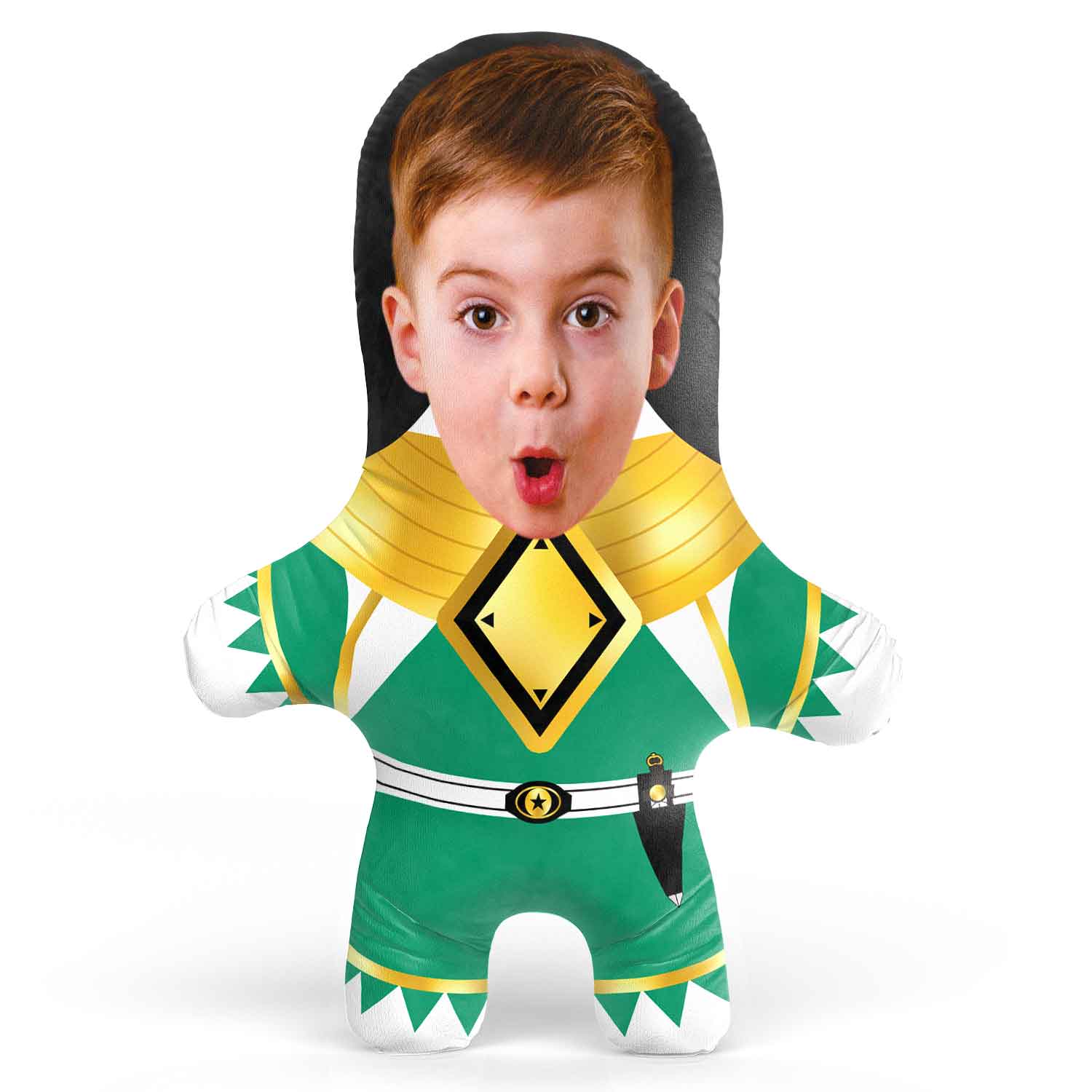 Green Rangers Face Pillow