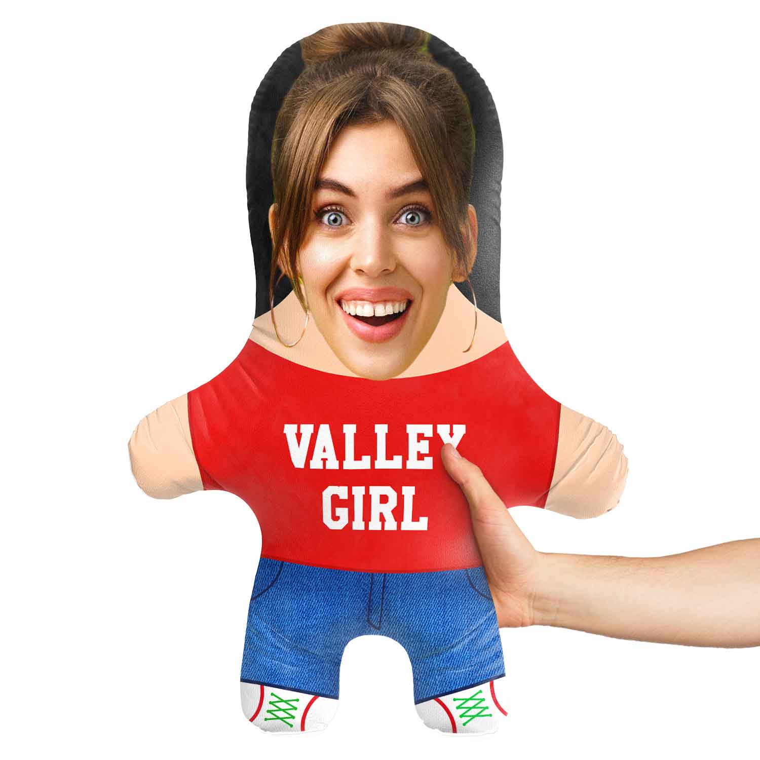 Valley Girl Face Pillow