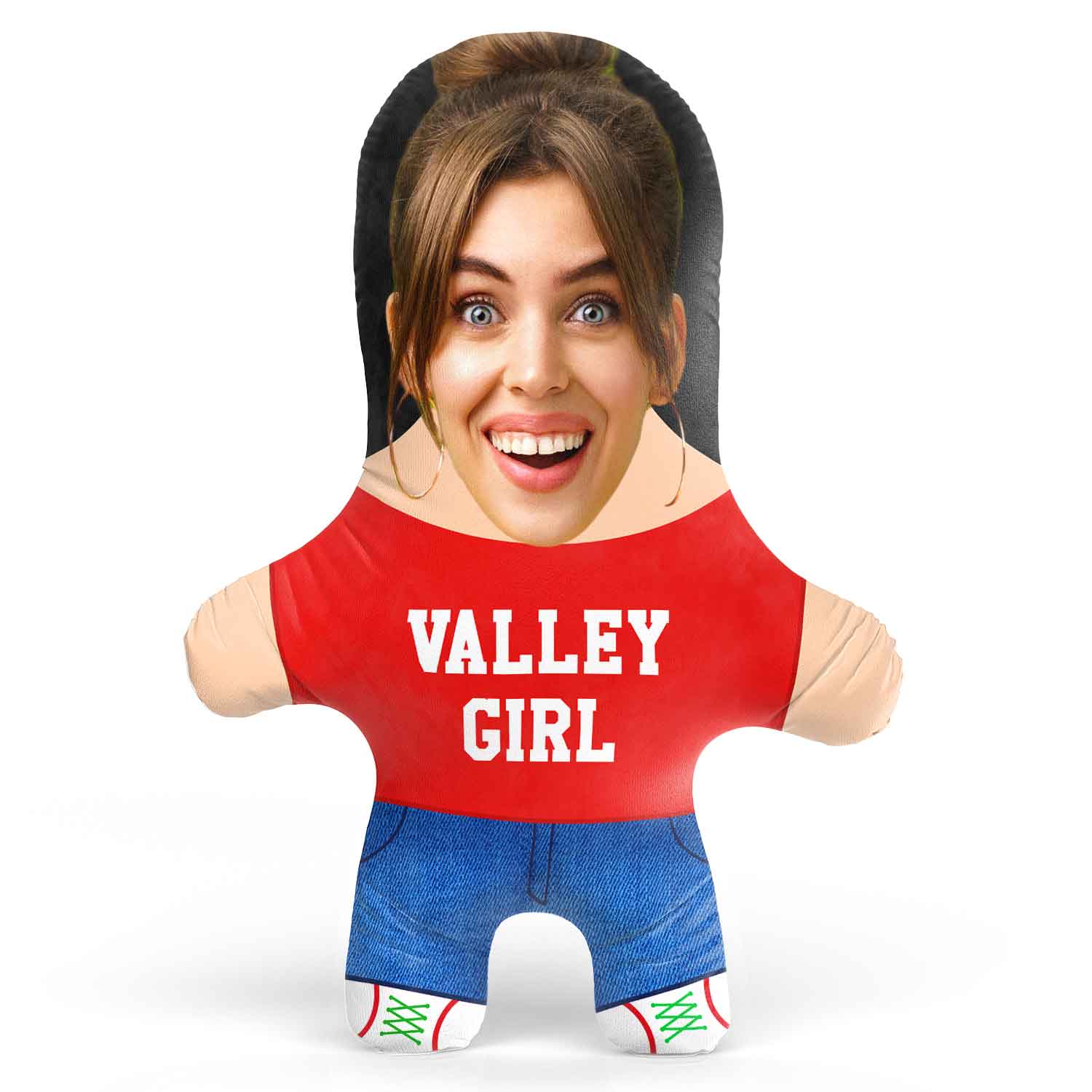 Valley Girl Face Pillow