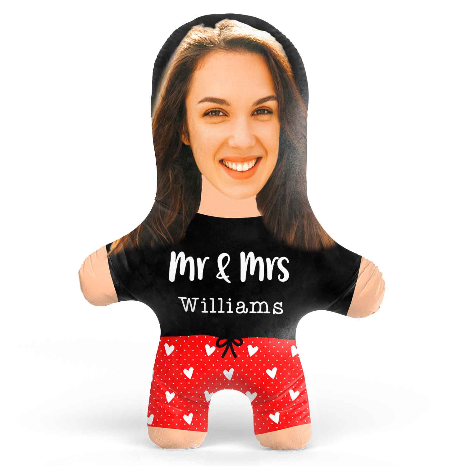 Mr & Mrs Face Pillow