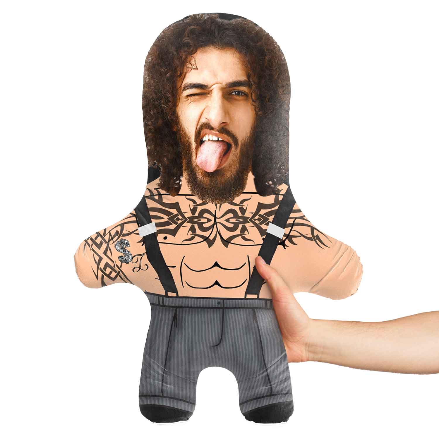Homie Tattoos Face Pillow