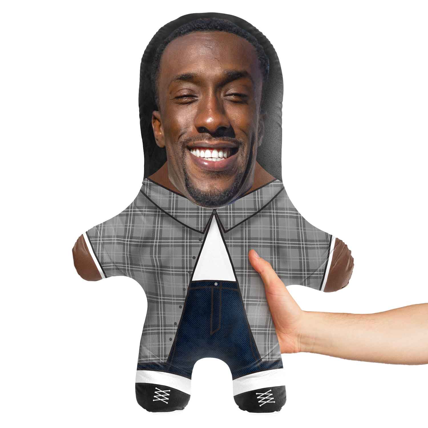 Homie Check Shirt Face Pillow