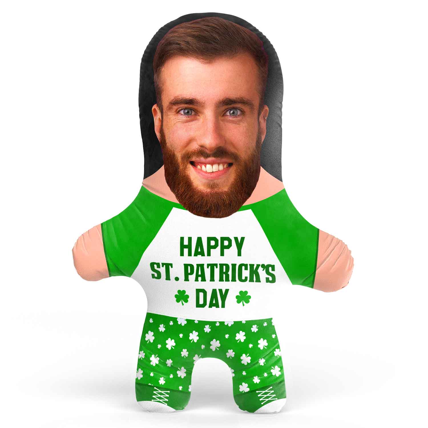 St Patricks Day Face Pillow