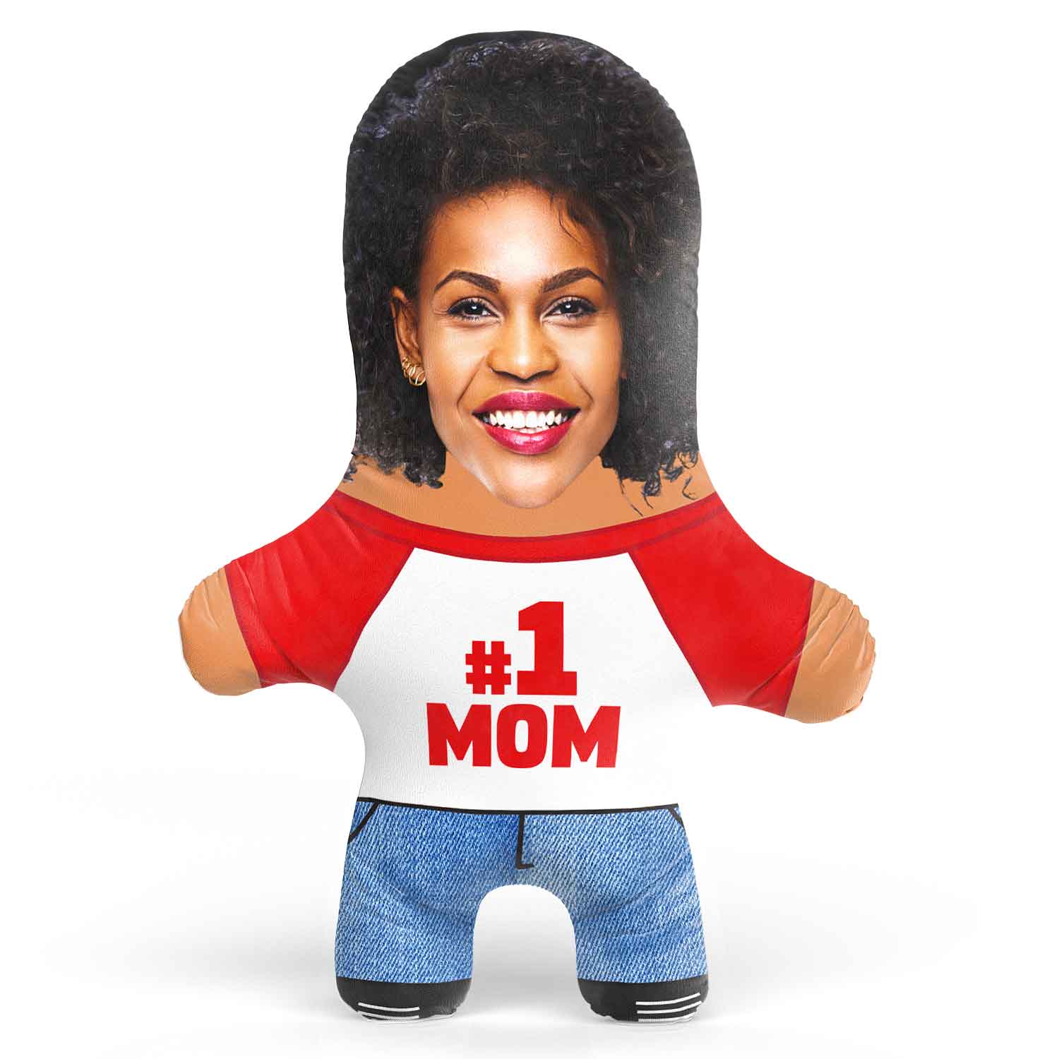 No.1 Mom Face Pillow