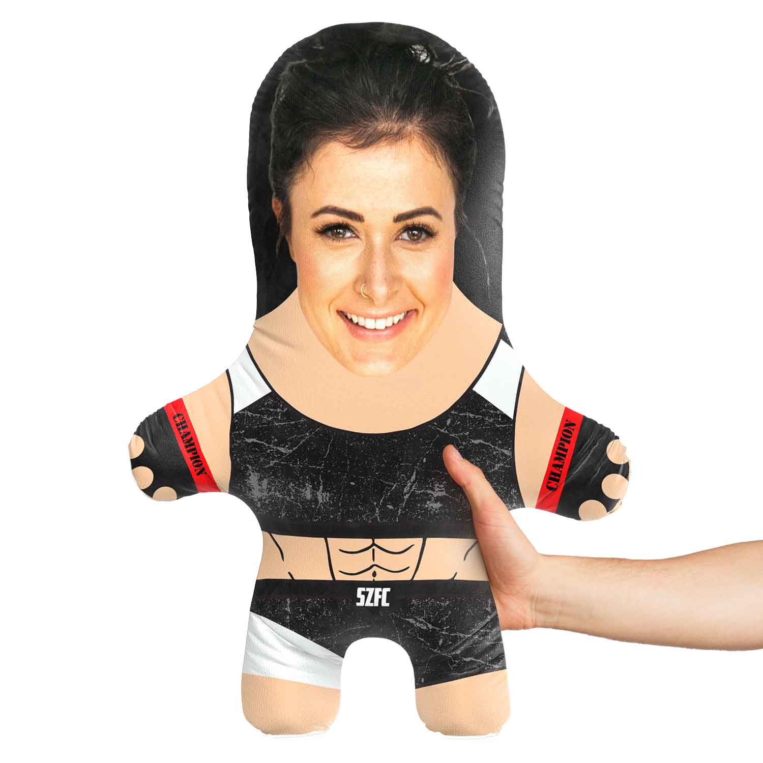 MMA Fighter Female Face Pillow