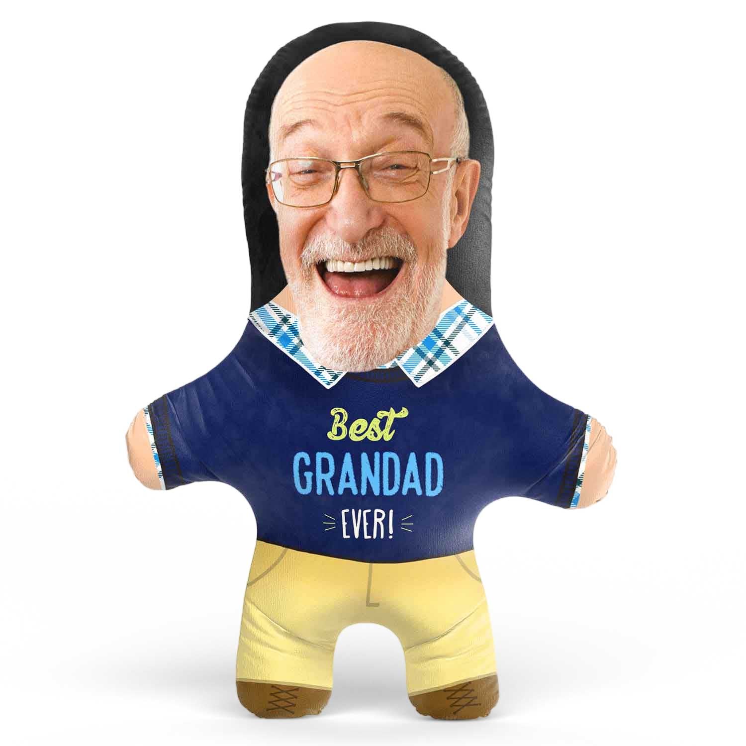 Best Grandad Ever Face Pillow