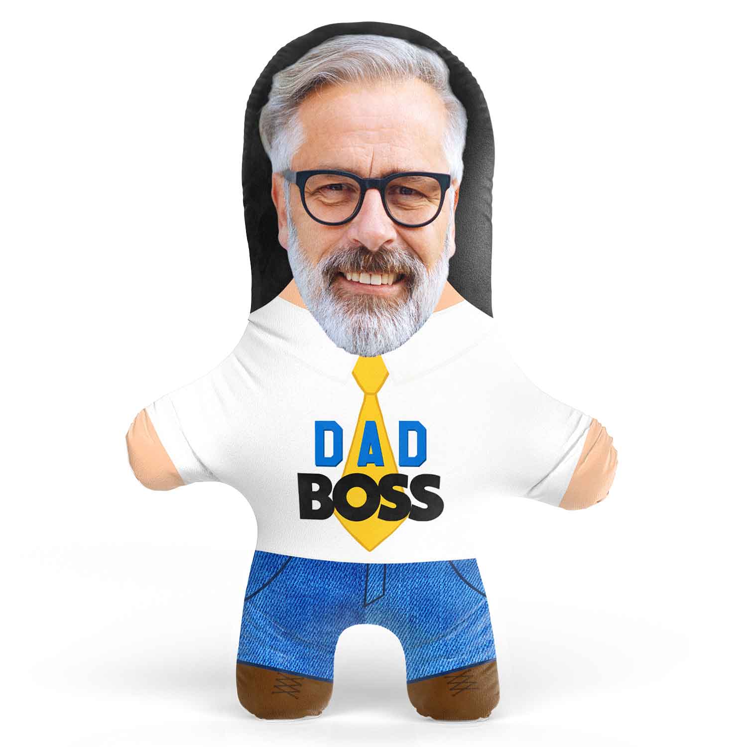 Dad Boss Face Pillow