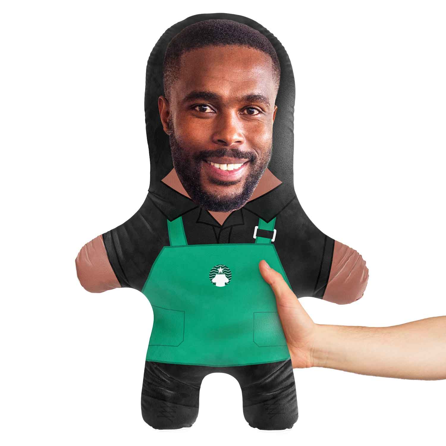 Bucks Coffee Face Pillow