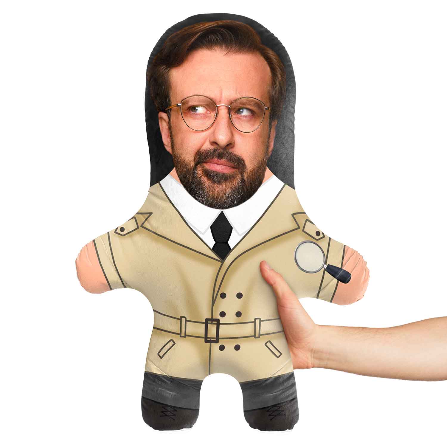 Detective Face Pillow
