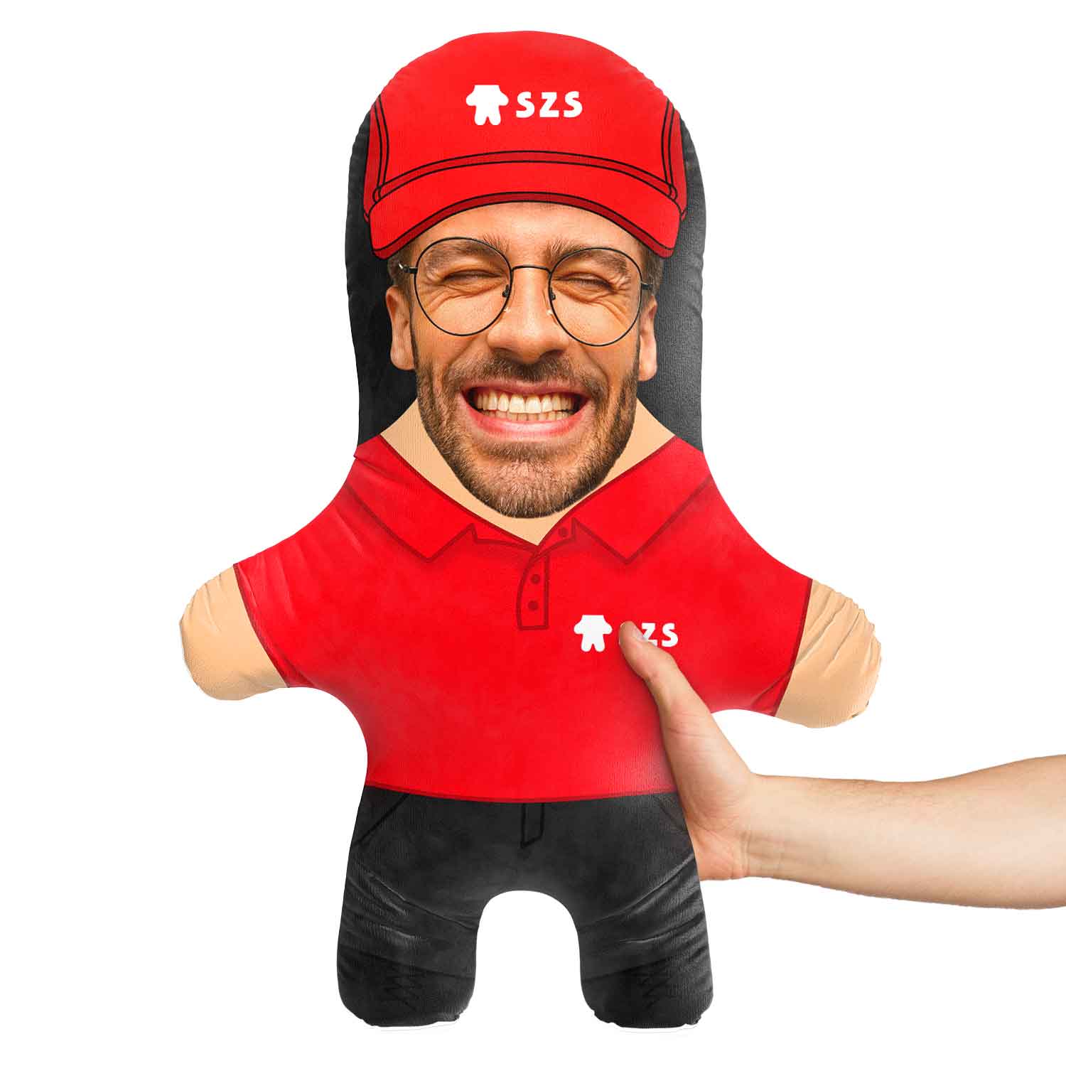 Delivery Driver Face Pillow