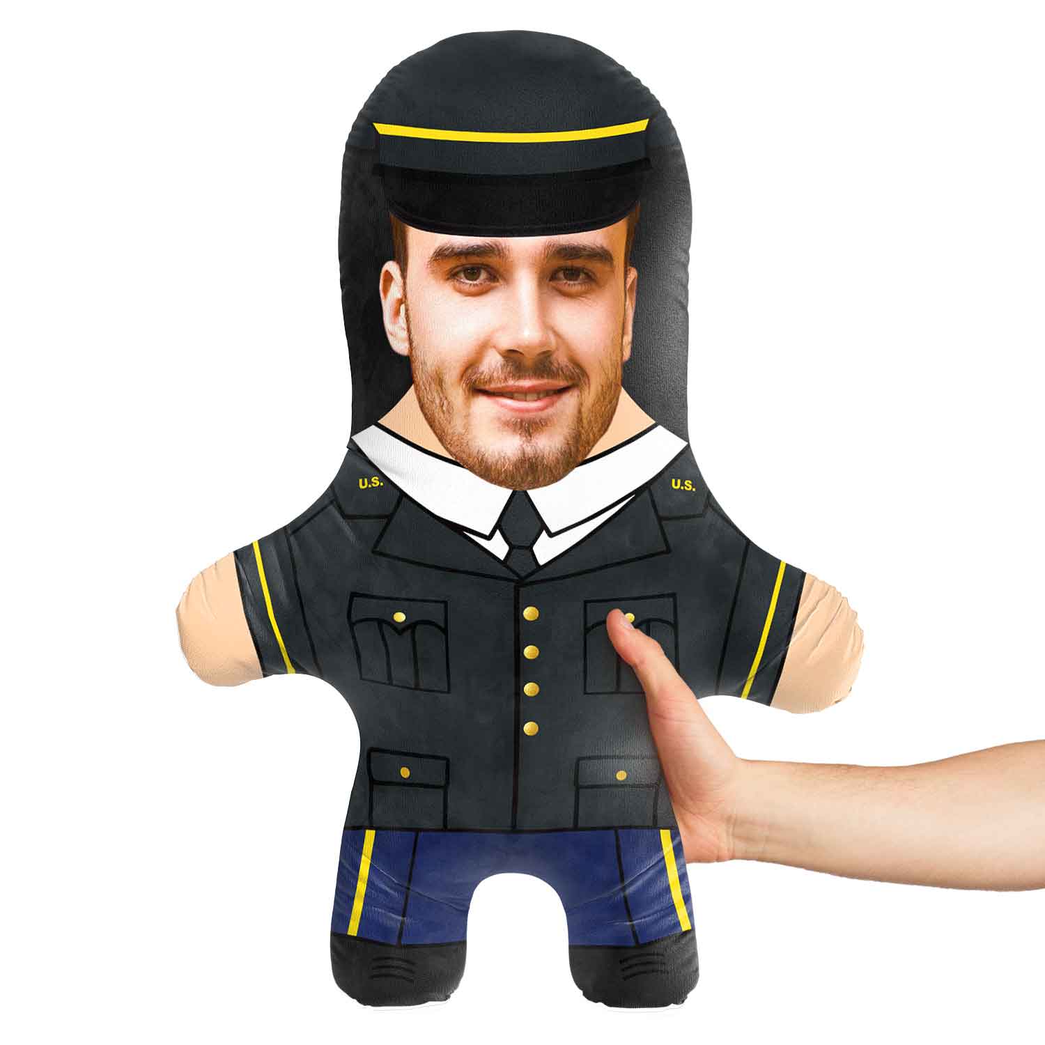 US Captain Face Pillow